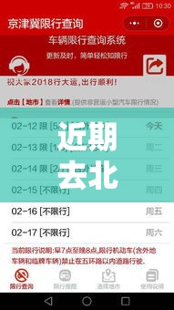 近期去北京有限制吗/去北京有什么限制吗 近期去北京有限制吗/去北京有什么限制吗