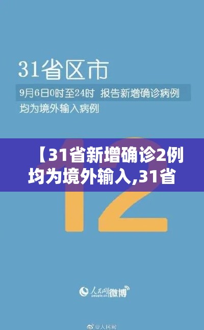 【31省新增确诊2例均为境外输入,31省份新增确诊病例2例 均为境外输入】 【31省新增确诊2例均为境外输入,31省份新增确诊病例2例 均为境外输入】