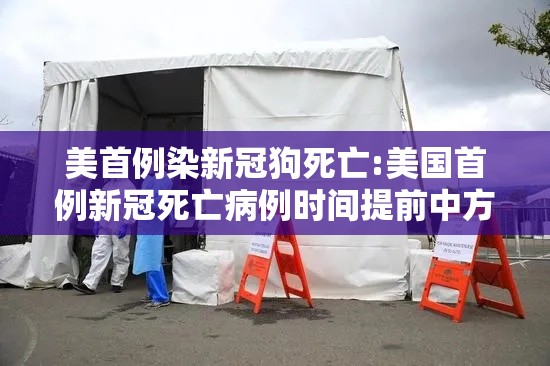 美首例染新冠狗死亡:美国首例新冠死亡病例时间提前中方回应