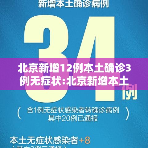 北京新增12例本土确诊3例无症状:北京新增本土确诊2例行动轨迹
