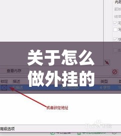 关于怎么做外挂的信息 关于怎么做外挂的信息