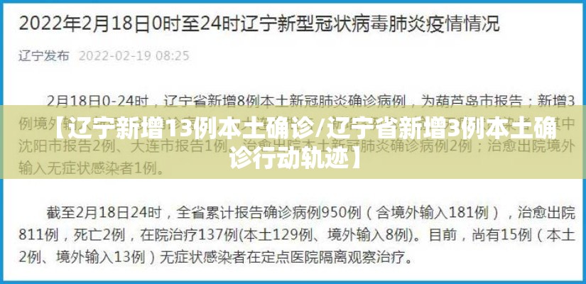 【辽宁新增13例本土确诊/辽宁省新增3例本土确诊行动轨迹】 【辽宁新增13例本土确诊/辽宁省新增3例本土确诊行动轨迹】