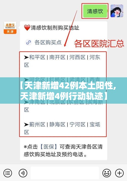 【天津新增42例本土阳性,天津新增4例行动轨迹】 【天津新增42例本土阳性,天津新增4例行动轨迹】