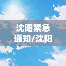 沈阳紧急通知/沈阳发布重要通告 沈阳紧急通知/沈阳发布重要通告