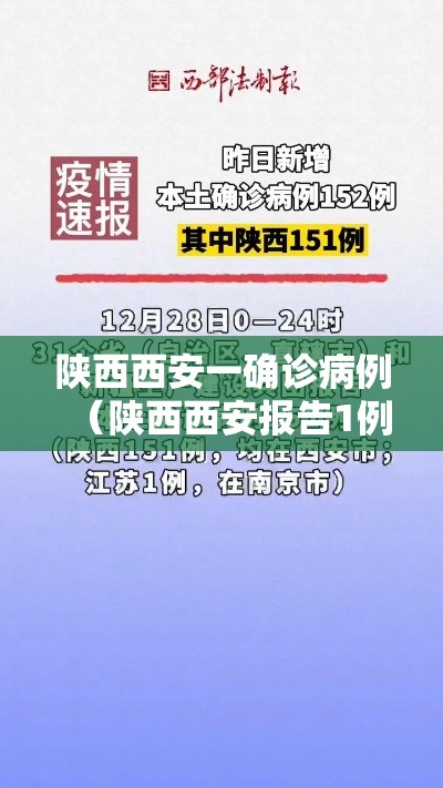 陕西西安一确诊病例(陕西西安报告1例疑似病例) 陕西西安一确诊病例(陕西西安报告1例疑似病例)