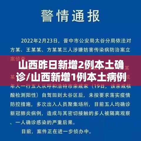 山西昨日新增2例本土确诊/山西新增1例本土病例活动轨迹 山西昨日新增2例本土确诊/山西新增1例本土病例活动轨迹