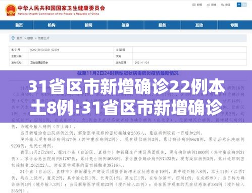 31省区市新增确诊22例本土8例:31省区市新增确诊22例 本土8例 31省区市新增确诊22例本土8例:31省区市新增确诊22例 本土8例