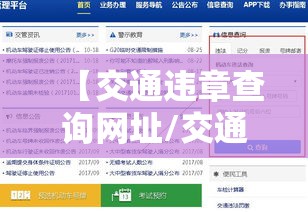 【交通违章查询网址/交通违章网站查询】 【交通违章查询网址/交通违章网站查询】