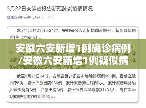 安徽六安新增1例确诊病例/安徽六安新增1例疑似病例 安徽六安新增1例确诊病例/安徽六安新增1例疑似病例