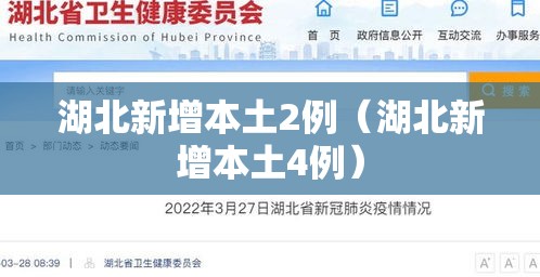 湖北新增本土2例(湖北新增本土4例) 湖北新增本土2例(湖北新增本土4例)