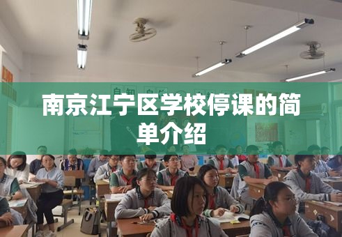南京江宁区学校停课的简单介绍 南京江宁区学校停课的简单介绍