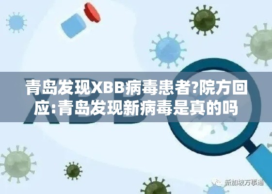 青岛发现XBB病毒患者?院方回应:青岛发现新病毒是真的吗 青岛发现XBB病毒患者?院方回应:青岛发现新病毒是真的吗