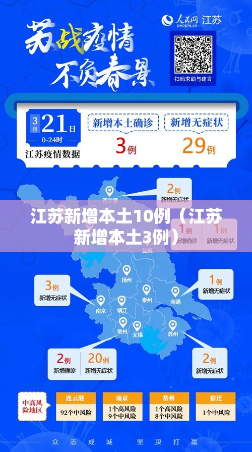 江苏新增本土10例（江苏新增本土3例）