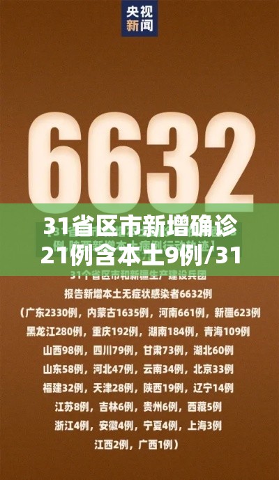 31省区市新增确诊21例含本土9例/31省区市新增确诊144例 本土126例