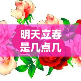 明天立春是几点几分(明天立春是几点几分2021年) 明天立春是几点几分(明天立春是几点几分2021年)