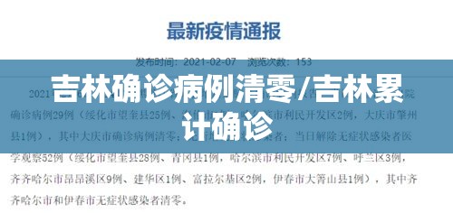 吉林确诊病例清零/吉林累计确诊 吉林确诊病例清零/吉林累计确诊