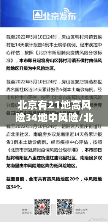 北京有21地高风险34地中风险/北京现有16个中高风险区都在哪儿 北京有21地高风险34地中风险/北京现有16个中高风险区都在哪儿
