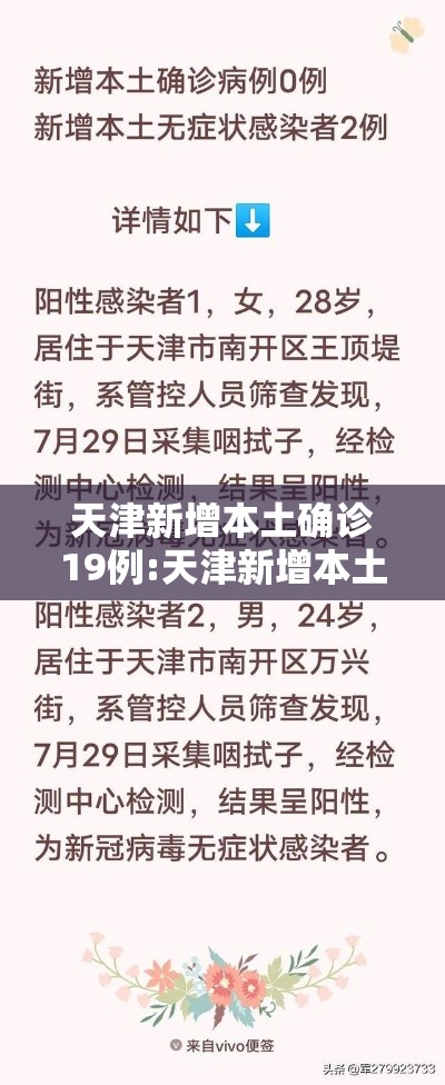 天津新增本土确诊19例:天津新增本土5例 天津新增本土确诊19例:天津新增本土5例