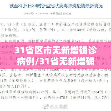 31省区市无新增确诊病例/31省无新增确诊 新闻 31省区市无新增确诊病例/31省无新增确诊 新闻