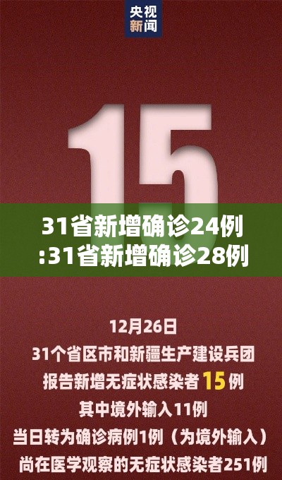 31省新增确诊24例:31省新增确诊28例 31省新增确诊24例:31省新增确诊28例