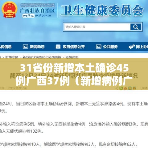 31省份新增本土确诊45例广西37例(新增病例广西) 31省份新增本土确诊45例广西37例(新增病例广西)