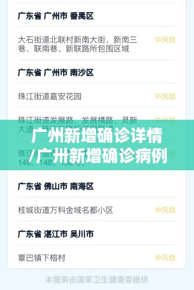 广州新增确诊详情/广卅新增确诊病例 广州新增确诊详情/广卅新增确诊病例