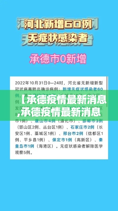 【承德疫情最新消息,承德疫情最新消息今天新增病例】 【承德疫情最新消息,承德疫情最新消息今天新增病例】
