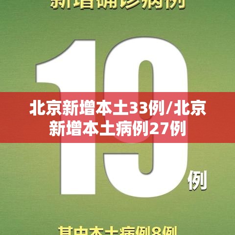 北京新增本土33例/北京新增本土病例27例 北京新增本土33例/北京新增本土病例27例