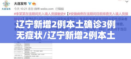 辽宁新增2例本土确诊3例无症状/辽宁新增2例本土确诊3例无症状病例 辽宁新增2例本土确诊3例无症状/辽宁新增2例本土确诊3例无症状病例