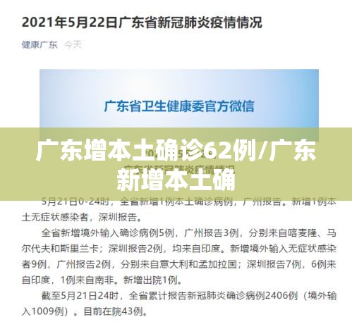 广东增本土确诊62例/广东新增本土确 广东增本土确诊62例/广东新增本土确