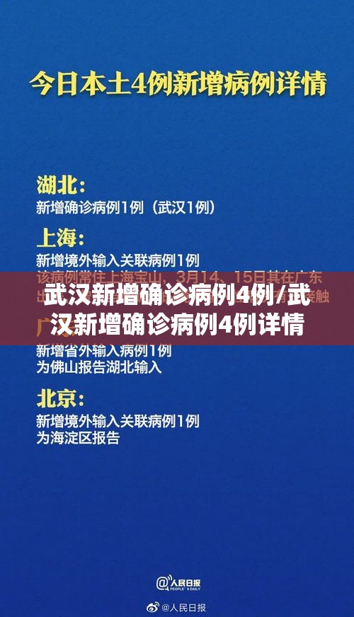武汉新增确诊病例4例/武汉新增确诊病例4例详情 武汉新增确诊病例4例/武汉新增确诊病例4例详情