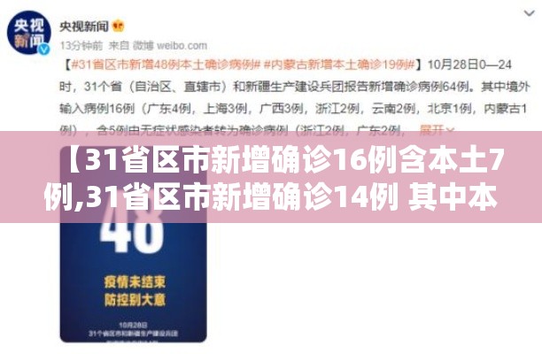 【31省区市新增确诊16例含本土7例,31省区市新增确诊14例 其中本土9例】 【31省区市新增确诊16例含本土7例,31省区市新增确诊14例 其中本土9例】