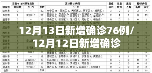 12月13日新增确诊76例/12月12日新增确诊 12月13日新增确诊76例/12月12日新增确诊