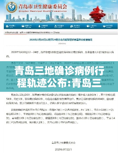 青岛三地确诊病例行程轨迹公布:青岛三地确诊病例行程轨迹公布最新 青岛三地确诊病例行程轨迹公布:青岛三地确诊病例行程轨迹公布最新