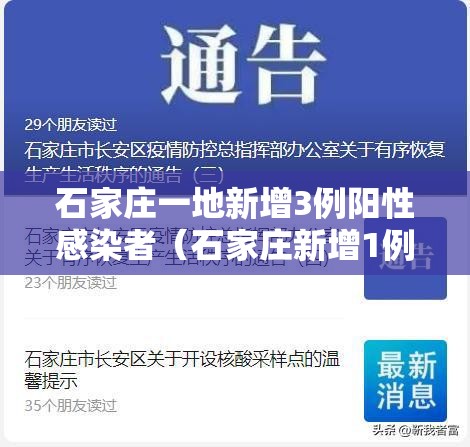 石家庄一地新增3例阳性感染者(石家庄新增1例本土确诊病例行动轨迹) 石家庄一地新增3例阳性感染者(石家庄新增1例本土确诊病例行动轨迹)
