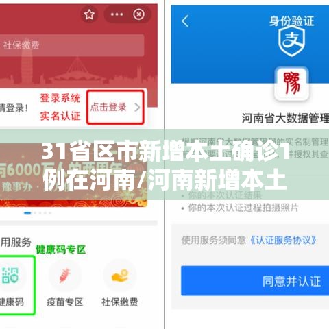 31省区市新增本土确诊1例在河南/河南新增本土确诊病 31省区市新增本土确诊1例在河南/河南新增本土确诊病