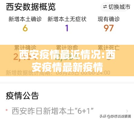 西安疫情最近情况:西安疫情最新疫情