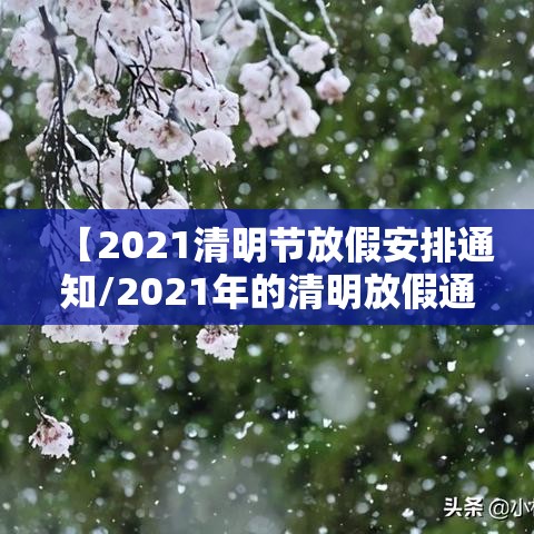 【2021清明节放假安排通知/2021年的清明放假通知】