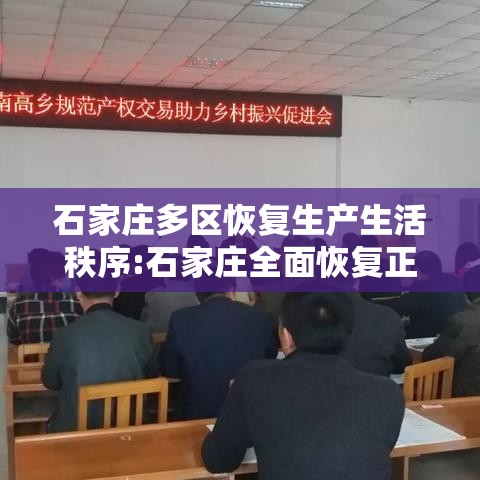 石家庄多区恢复生产生活秩序:石家庄全面恢复正常生产生活秩序 石家庄多区恢复生产生活秩序:石家庄全面恢复正常生产生活秩序