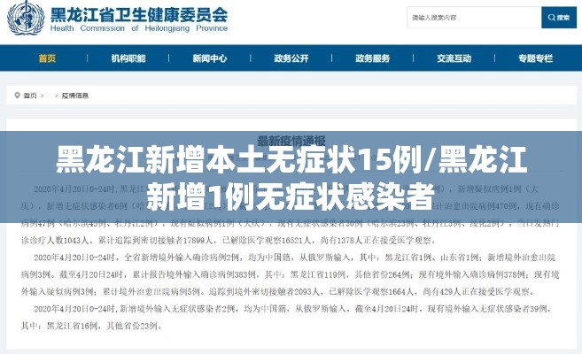 黑龙江新增本土无症状15例/黑龙江新增1例无症状感染者 黑龙江新增本土无症状15例/黑龙江新增1例无症状感染者