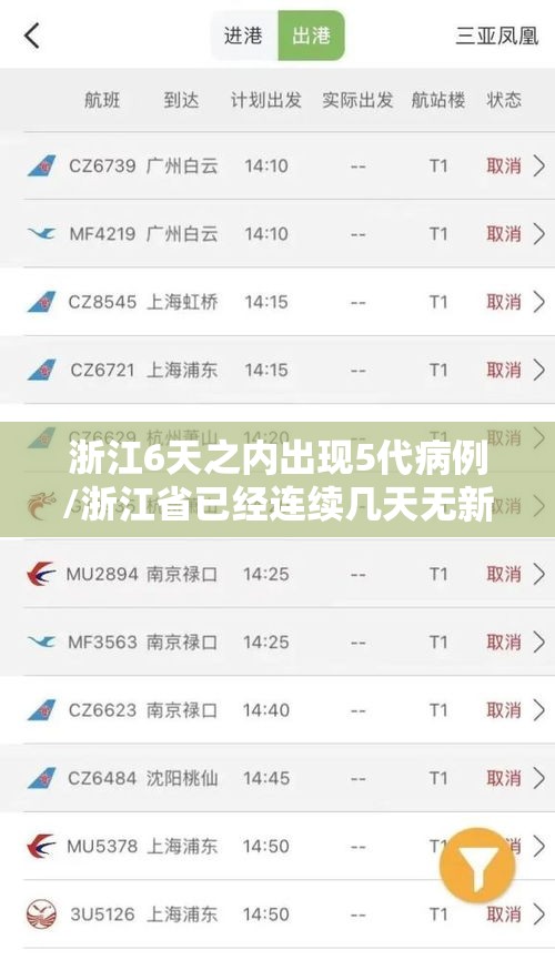 浙江6天之内出现5代病例/浙江省已经连续几天无新增病例 浙江6天之内出现5代病例/浙江省已经连续几天无新增病例