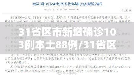 31省区市新增确诊103例本土88例/31省区市新增确诊30例本土12例 31省区市新增确诊103例本土88例/31省区市新增确诊30例本土12例