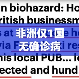 非洲仅1国无确诊病例:非洲确诊超175万 非洲仅1国无确诊病例:非洲确诊超175万