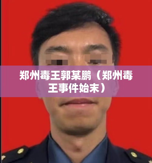 郑州毒王郭某鹏(郑州毒王事件始末) 郑州毒王郭某鹏(郑州毒王事件始末)
