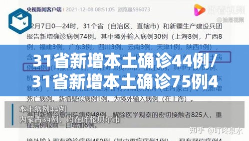 31省新增本土确诊44例/31省新增本土确诊75例42 31省新增本土确诊44例/31省新增本土确诊75例42