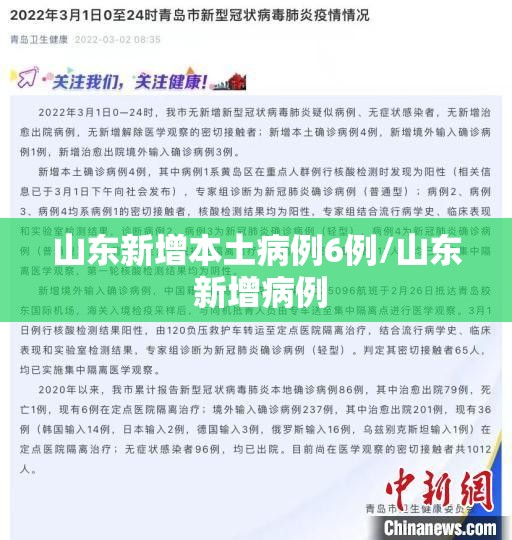 山东新增本土病例6例/山东 新增病例 山东新增本土病例6例/山东 新增病例