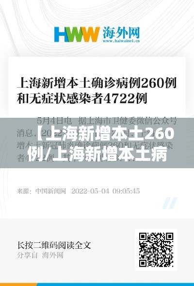 【上海新增本土260例/上海新增本土病例情况】 【上海新增本土260例/上海新增本土病例情况】