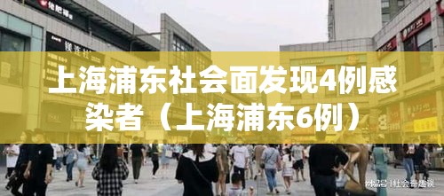 上海浦东社会面发现4例感染者(上海浦东6例) 上海浦东社会面发现4例感染者(上海浦东6例)