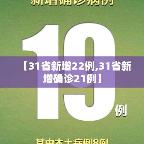 【31省新增22例,31省新增确诊21例】 【31省新增22例,31省新增确诊21例】