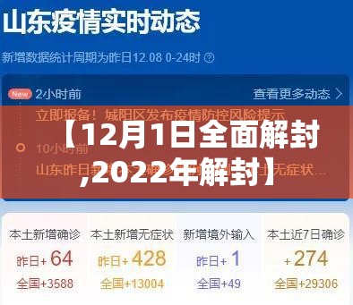 【12月1日全面解封,2022年解封】 【12月1日全面解封,2022年解封】